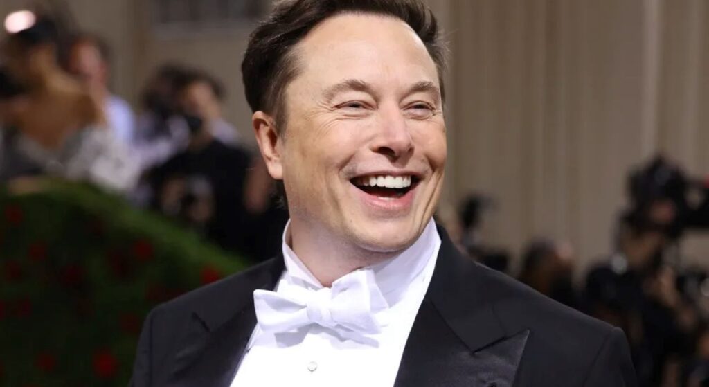 ilon musk laughs 